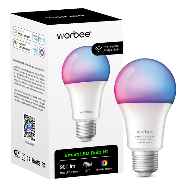 AMPOLLETA INTELIGENTE LED H1 WIFI 10W